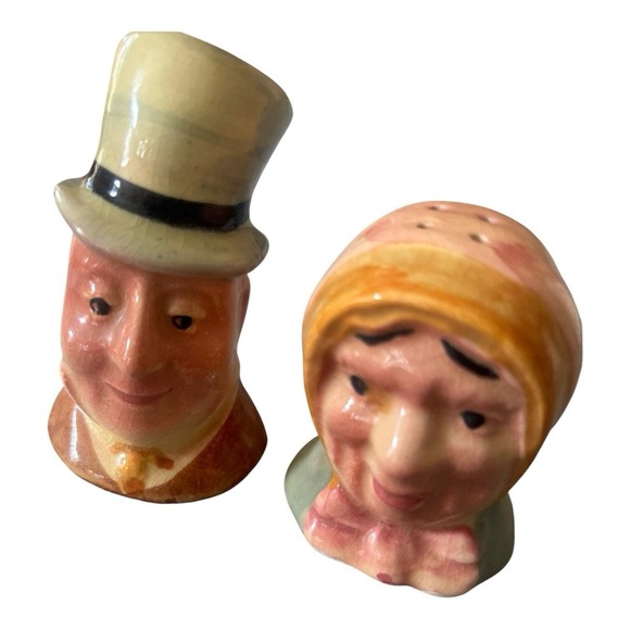 Beswick Other - Vintage Beswick England Dickens Mr Micawber & Sairey Gamp Salt Pepper Shakers
